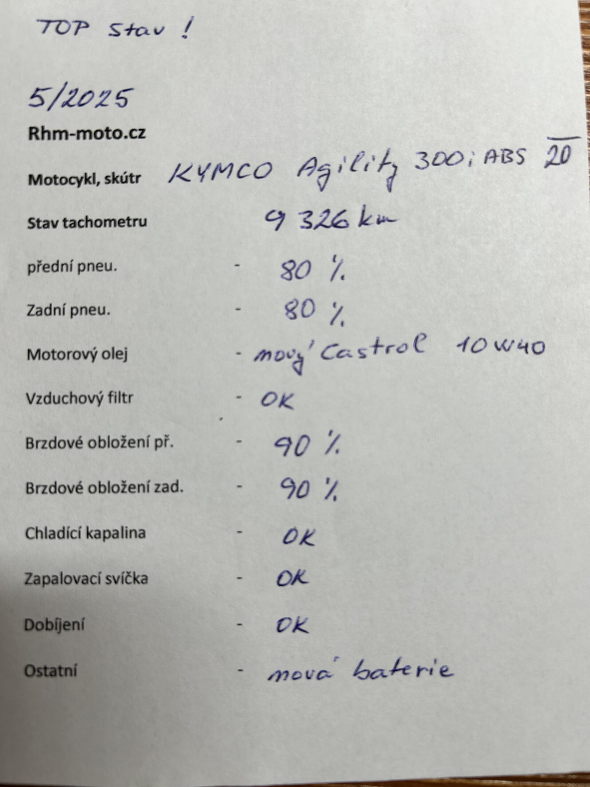 Kymco Agility 300i ABS - Obrázek 15